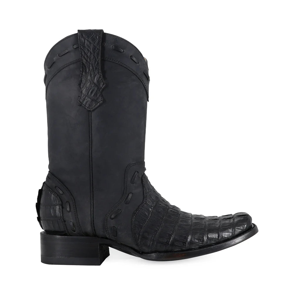 BOTAS DUBAI FRANCO COCODRILO COLA NEGRO