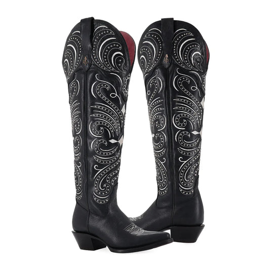 BOTAS DAMA ALTA ALASKA NEGRO