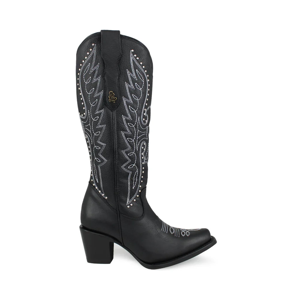 BOTAS DAMA ALTA LIBERTY NEGRO