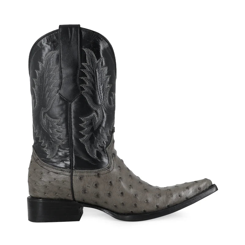 BOTAS CHIHUAHUA AVESTRUZ GRIS