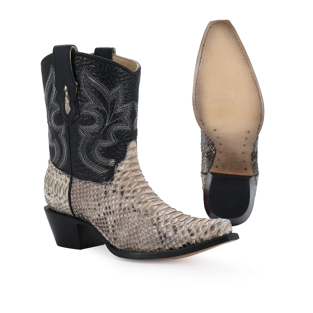 BOTIN DAMA SILVANA PITON NATURAL